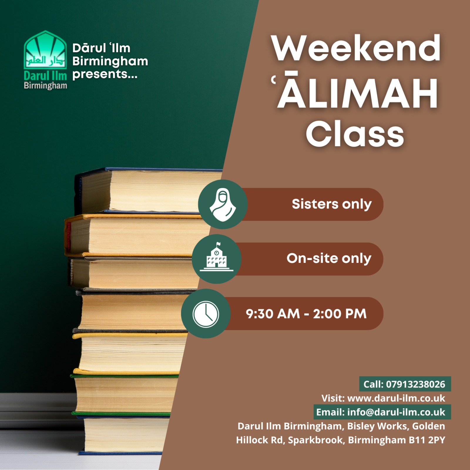 Weekend Alimah Course Onsite