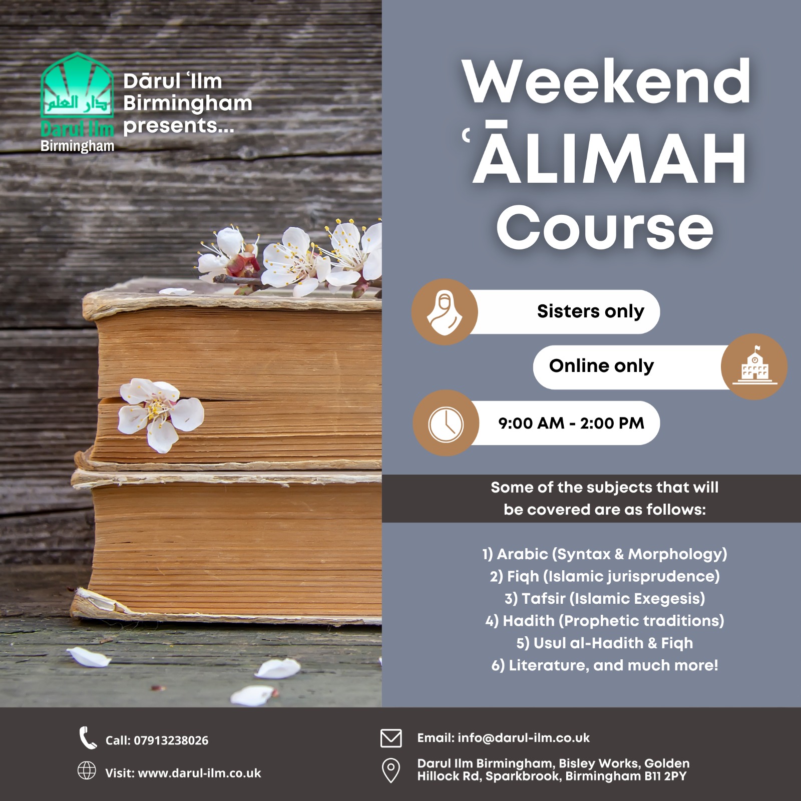 Weekend Alimah Course Online