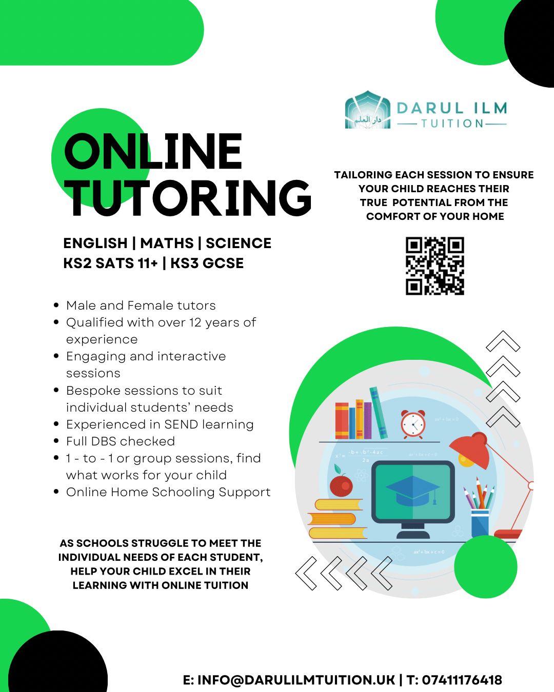 Darul Ilm Tuition – Online Tutoring